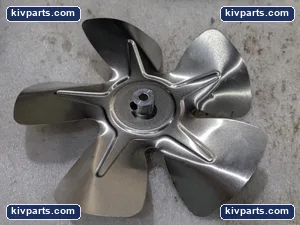 fan BLADE 5", FAN, 0.25 DIA, SHAFT metal – actual item, photo 2 of 4