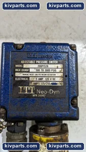 ITT 200P1S28 Adjustable Pressure Switch – actual item, photo 4 of 5