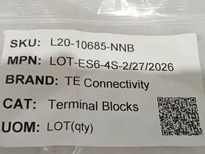 TE Connectivity ES6-4S Plate Terminal Block Cover