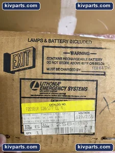 Lithonia Lighting F2Esb1R Emergency Exit Sign Battery – actual item, photo 2 of 3