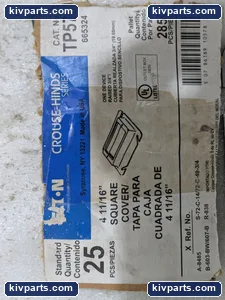 Eaton TP578 Square Surface Cover – actual item, photo 2 of 5
