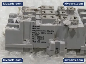 Dayton 5X853F Relay Socket Base – actual item, photo 2 of 4