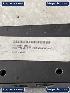 Norgren K81FA00-KAC-KAC 200 Air Actuated Spool Valve – actual item, photo 3 of 5
