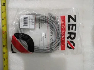 Zero CAT6 Gray Booted Patch Cable