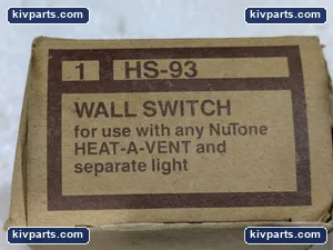 Nutone HS-93 Wall Switch – actual item, photo 2 of 5