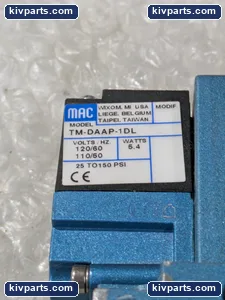 MAC 82A-BA-CKA-TM-DAAP-1DL 4 Way Air Solenoid Valve – actual item, photo 4 of 7
