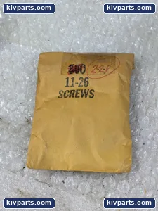 Small Brass Slotted Round Head Machine Screws Fastener Hardware 11-26 LOT OF 200 – actual item, photo 2 of 4