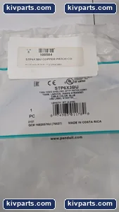 Panduit STP6X3BU TX6A™ Cat Blue S/FTP Patch Cord – actual item, photo 2 of 3