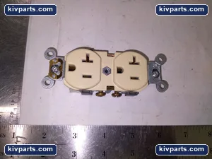 Leviton 5342-I Ivory – actual item, photo 2 of 4