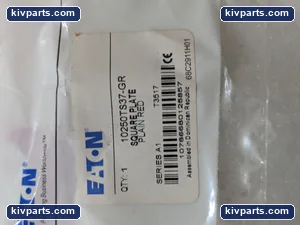 Eaton 10250TS37-GR Plate Red Series A1 Pushbutton – actual item, photo 4 of 5