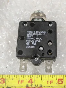 Potter & Brumfield W58-XB1A4A-10 Thermal Circuit Breaker