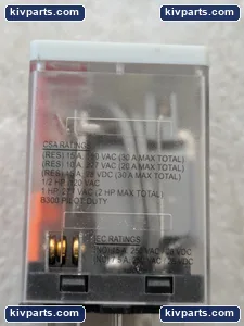 Eaton D7PF4AT 4 PDT Power Relay – actual item, photo 9 of 11
