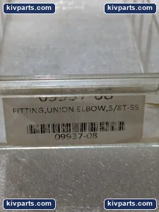 Swagelok 09937-08 SS Union Elbow Fitting – actual item, photo 2 of 6