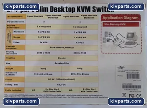 LKV-S04SK Desktop Starter Kit 4 Cables – actual item, photo 2 of 4