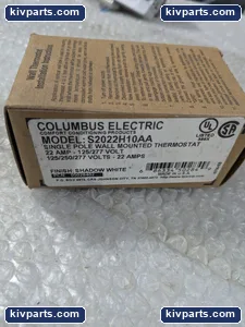 Columbus Electric S2022H10AA E38220 Wall Mount Thermostat – actual item, photo 5 of 6