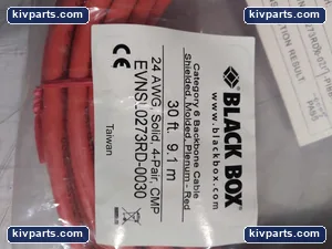 Black Box EVNSL0273RD-0030 Shielded Plenum Backbone Cable – actual item, photo 2 of 3