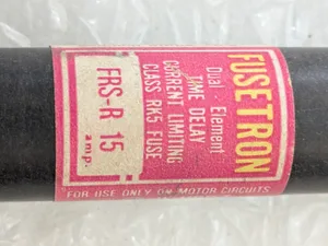 Bussmann FRS-R-15 Dual Element Time Delay Fuse