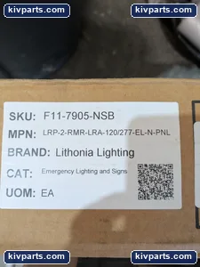 Lithonia Lighting LRP-2-RMR-LRA-120/277-EL-N-PNL Lighting – actual item, photo 2 of 3