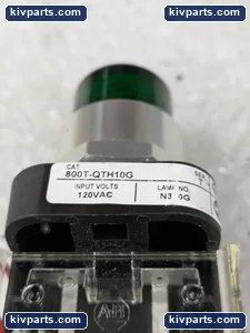 Allen-Bradley 800T-QTH10G Green Illuminated Push Button – actual item, photo 4 of 6