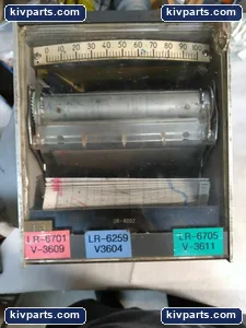 Foxboro 123-RE Pneumatic Chart Recorder – actual item, photo 7 of 8