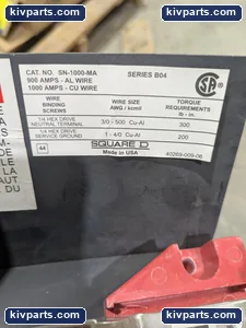 Square D SN-1000-MA – actual item, photo 4 of 8