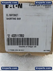Eaton 4025117B52 EL Bayonet Shorting Bar Fuses – actual item, photo 3 of 7
