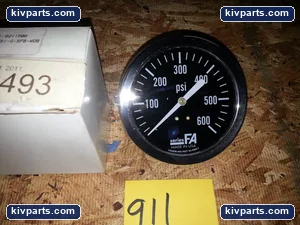 Span LFP310-600-PSI-G-SFB-W0B Pressure Gauge – actual item, photo 3 of 3