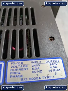 Emerson FX-316 Positioning Servo Drive – actual item, photo 9 of 11
