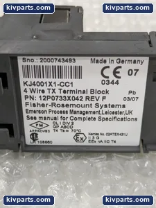 Fisher-rosemount KJ4001X1-CC1 4 Wire TX Terminal Block – actual item, photo 3 of 6