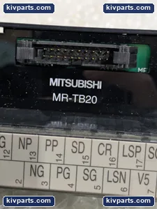 Mitsubishi MR-TB20 Amplifier I/O Terminal Block – actual item, photo 2 of 6