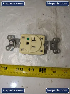 Hubbell 8310-1 Single Receptacle – actual item, photo 6 of 7