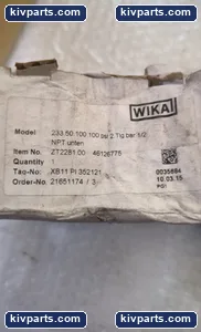 WIKA 233.50.100 Pressure Gauge – actual item, photo 2 of 5