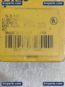 Bussmann N-3-1/2 Fuses – actual item, photo 2 of 6