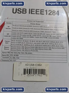 IEEE1284 USB Printer Cable – actual item, photo 5 of 6