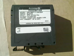 Acromag 450T-RBP1-Y-1-DIN-NCR Transmitter Platinum RTD