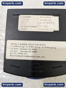 BRUEL & KJAER 4321V ACCELEROMETER – actual item, photo 2 of 9