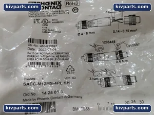 Phoenix Contact SACC-M12MS-4PL SH 1424666 M12 A-Code Connector – actual item, photo 2 of 4