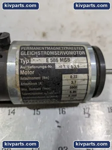 BAUTZ PERMANENT MAGNETERREGTER GLEICHSTROM SERVO MOTOR E 586 MGB – actual item, photo 2 of 8