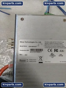 Moxa EDS-305-M-ST 4 Port Ethernet Fiber Switch – actual item, photo 3 of 8