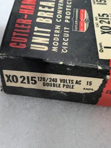 Cutler-Hammer XO215 Circuit Breaker