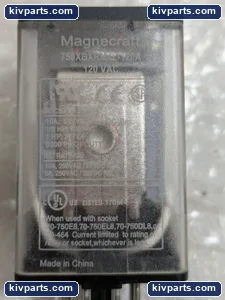 Schneider Electric 750XBXRM4L-120A Magnecraft Power Relay – actual item, photo 2 of 5