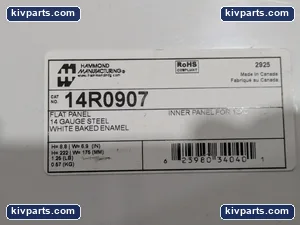 Hammond 14R0907 Flat Panel 14 Gauge – actual item, photo 2 of 4