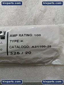 Eaton A31100-26 Kearney Fitall Type Fuse – actual item, photo 2 of 7