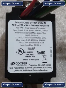ONW-D-1001-DMV-N Wall Switch Sensor – actual item, photo 5 of 9
