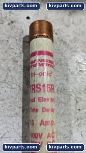Mersen TRS15R Tri-Onic AC/DC Dual Element Fuse – actual item, photo 2 of 4