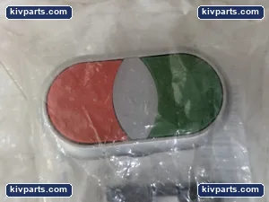 Eaton M22-DDLF-GR Double Pushbutton – actual item, photo 3 of 5