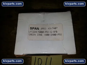 Span LFC224-5000-PSI-G-SFB 4317407 Pressure Gauge – actual item, photo 3 of 5