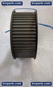 Steel Timing Belt Pulley Double Flanged Pilot Bore Stepped Hub Trapezoidal Tooth – actual item, photo 4 of 4