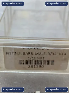 29/ORDER Brass Male Barb Fitting – actual item, photo 2 of 6