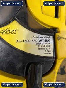 Brady XC-1500-580-WT-BK IDXPERT Handheld Label Printer – actual item, photo 3 of 5